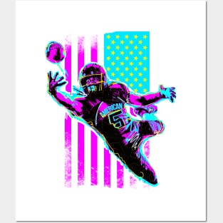 American Football Player Posters and Art